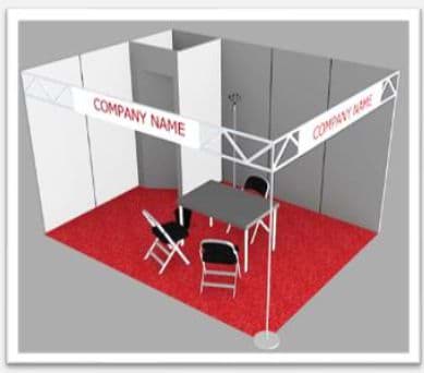 Picture of STAND PREALLESTITO 4x3 BASIC (with box)
